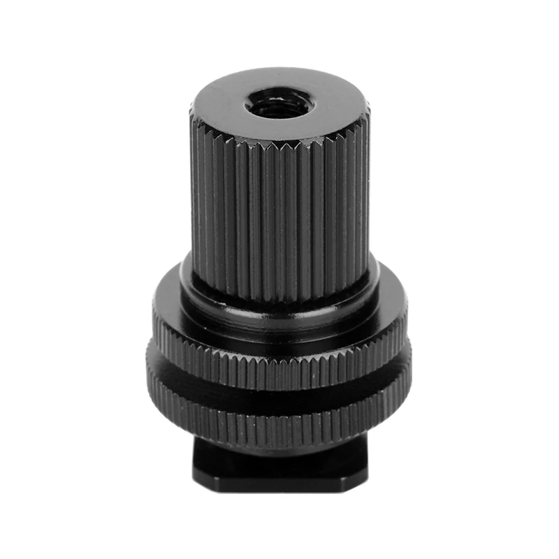 1 팩 1/4 암-암 나사 어댑터, 마이크 마이크 스탠드 삼각대 플래시 LED 라이트 브래킷 카메라 스튜디오 액세서리