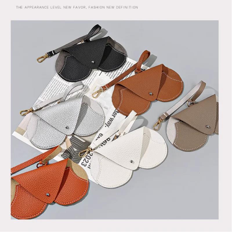 

Portable Protective Eyewear Case With Soft Leather And Lychee Texture