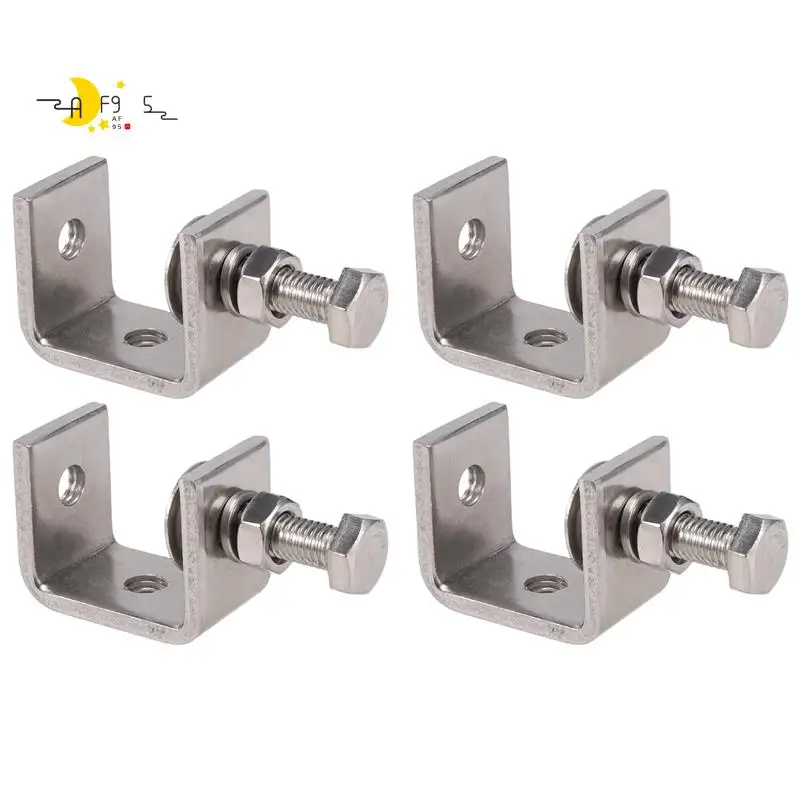 

AF95-4PCS 16-25Mm Heavy Duty Woodworking Clamp Set 304 Stainless Steel C Clamp Tiger Clamp Tools For Welding/Carpenter