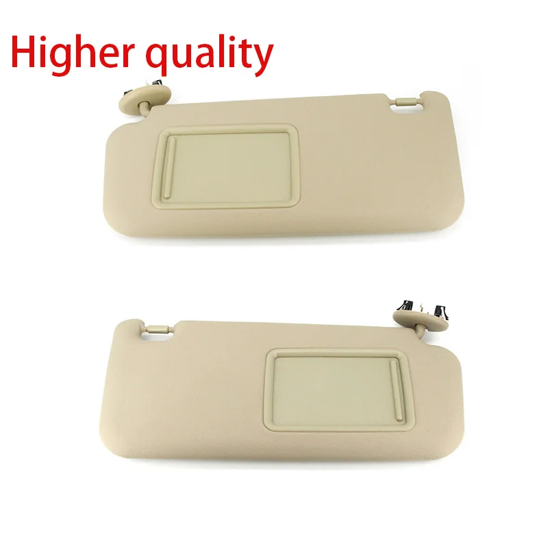 

74320-42501-B2 74320-42501-A1 Car Left Right Replace Sun Visor Block Shade For Toyota RAV4 2006-2013 Driver Grey Beige