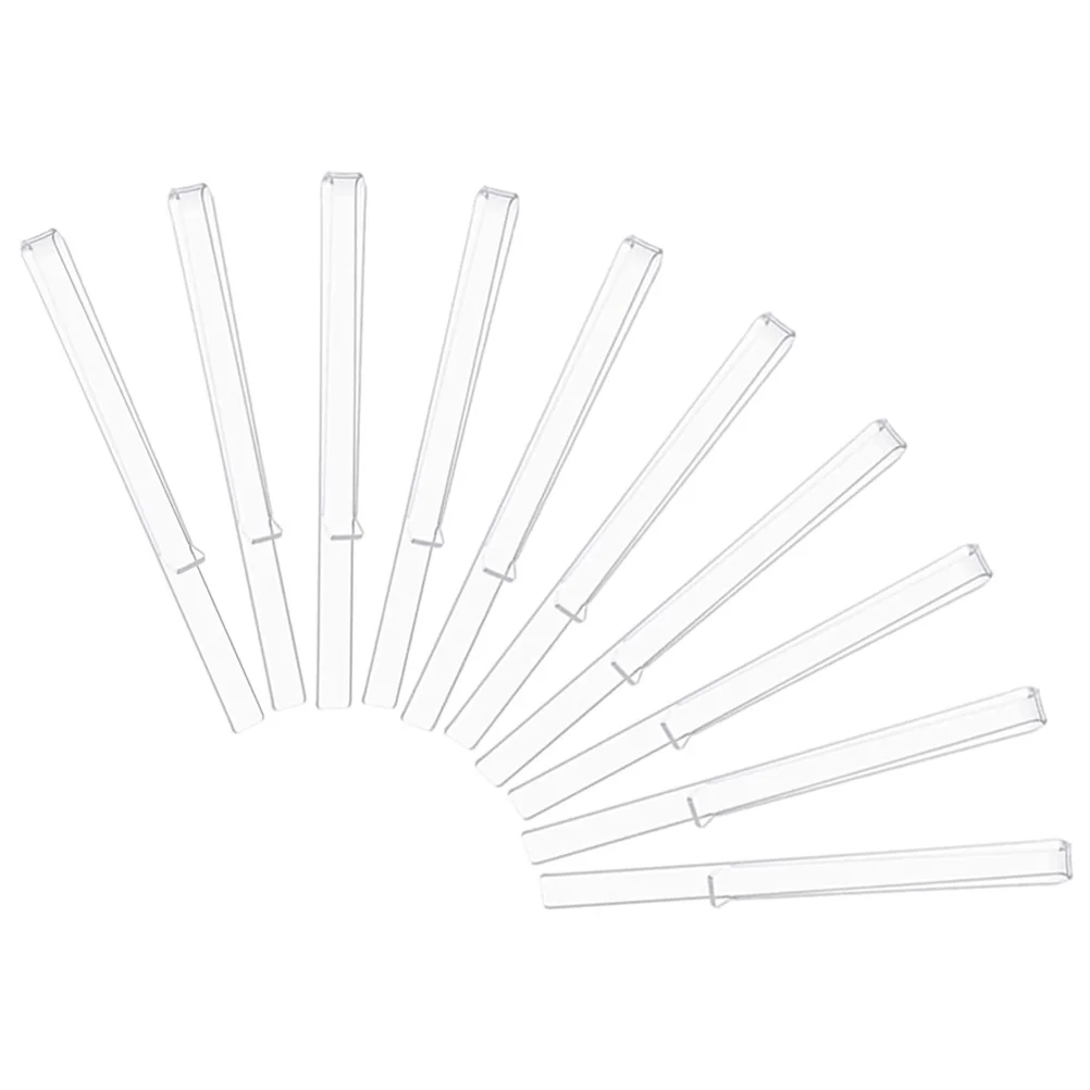 

1 Pair Acrylic Music Clips Transparent Clear Sheet Music Page Holder Clips Music Stand Clips for Pianists Musicians
