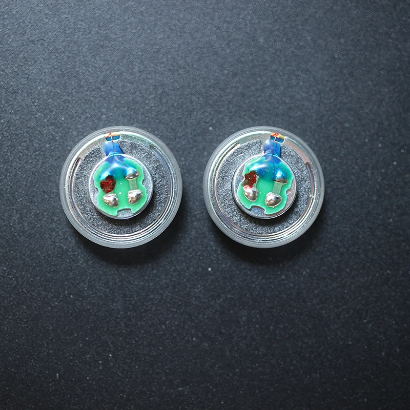 2pcs MX500 Headset unit Speaker Blue Diamond Sapphire diaphragm diy headphone accessories