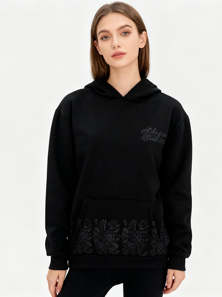 

Gothic Harajuku retro trend ins personalized print winter new street hooded pullover unisex top Y2k clothing lulu hoodie