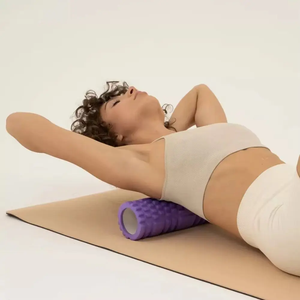 EVA Foam Fitness Back Roll Trigger Point High Density Yoga Foam Roller Non-slip Self Massage Tool Fitness Yoga Column