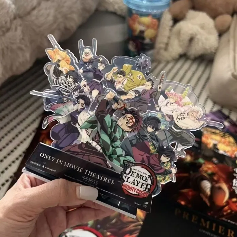 

Фигурка на акриловой подставке Demon Slayer Kamado Tanjirou Agatsuma Zenitsu, аниме, периферийные устройства, милые все учащиеся кинокоманда, новые подарки
