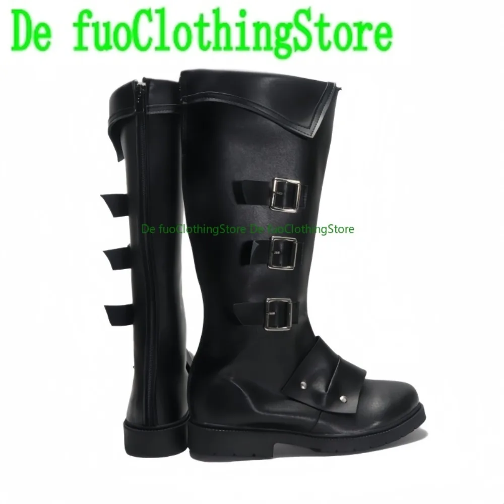 DefuoClothing الفرسان Ulpian تأثيري أحذية ستة نجوم ريبر شخصية الأحذية هالوين كرنفال ملابس تنكرية للحفلات الإكسسوارات الأحذية