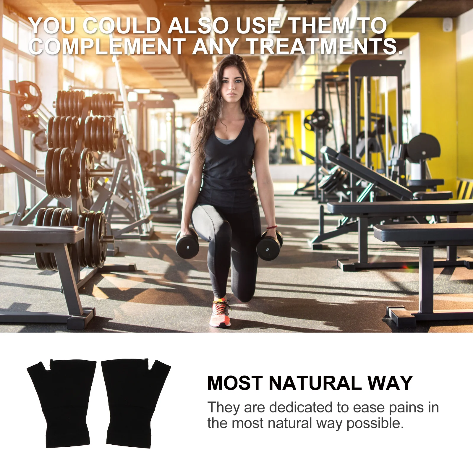 

1Pair Wrist Brace Support Compression Arthritis Gloves for Carpal Tunnel Tendonitis Pain Relief Wrist and Thumb Immobilizer