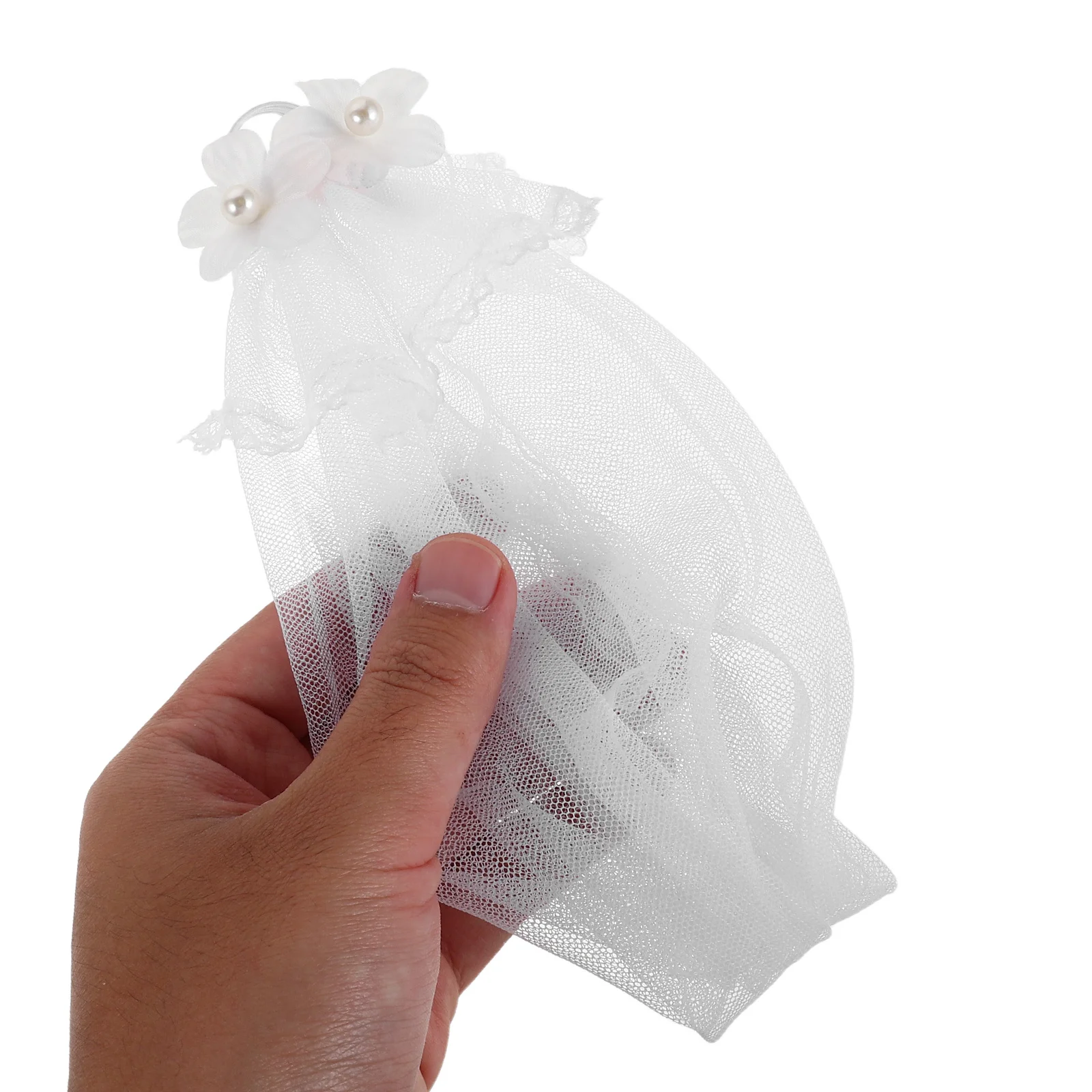 

2Pcs Mini Bridal Veil for Wedding Photography Fashion Dress Accessories Realistic Decoration Versatile Theme Matching