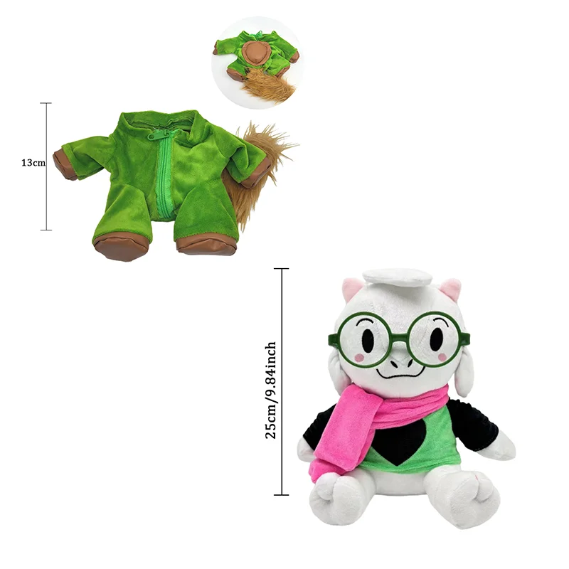 TreasuringU 2026 Neue Deltarunes Plüschtiere Kawaii Ralsei Plüsch-Stofftiere Tenna Puppe mit Wechselkleidung Geburtstagsgeschenke