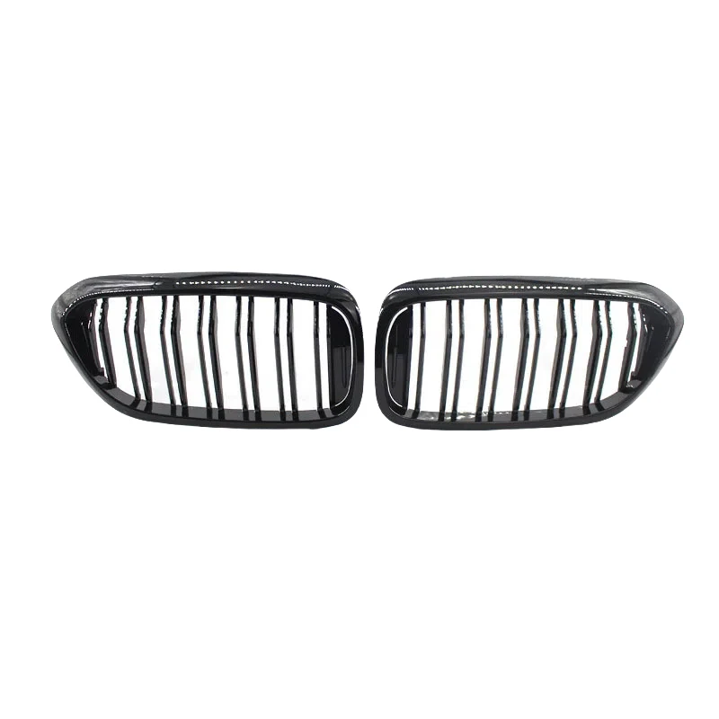 

Автомобильный передний бампер, гоночная решетка для BMW 5 серии G30 G31 520i 530i 540i M5 2017-2020, двойная решетка для почек, глянцевая черная решетка