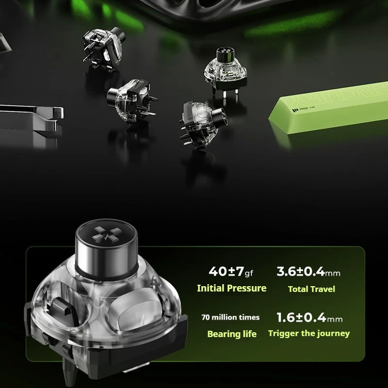 UFO Switch Magnetic & Mechanical Hall Effect Switch HIFI Hot Swap Magnetic Keyboard Switch Custom Gaming Mechanical Keyboard