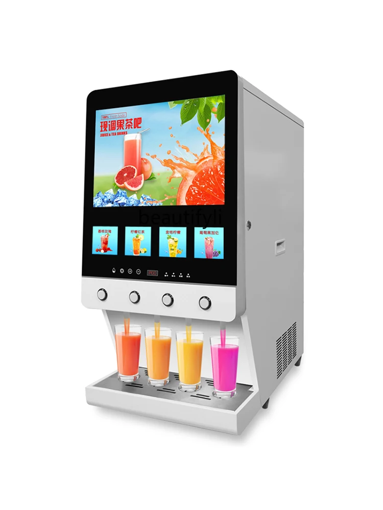 

Commercial Hot and Cold Coffee Milk Tea All-in-One Buffet Automatic Juice Cold Drink Machine