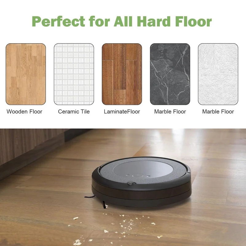 Spare Parts Mop Pads Compatible For Irobot Roomba Combo I5,I5+,J5,J5+ Vacuum Cleaner, Washable & Reusable Cleaning 5Pcs