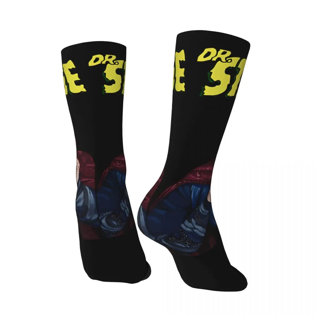 Funny Happy Men's compression Socks Popular Marvel Vintage Harajuku Doctor Strange Street Style Novelty Casual Crew Crazy Sock