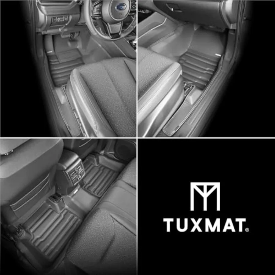TuxMat - سجادات أرضية سيارة مخصصة لموديلات سوبارو فورستر 2025-2026 - تغطية كاملة للحماية من جميع الأحوال الجوية مع قياس بالليزر #2