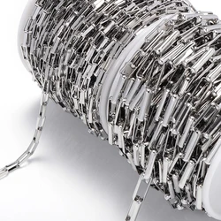 1meter Stainless Steel Chains Big Thick Link Chain for Bracelet Necklace Jewelry Making DIY Accessories Silver Color