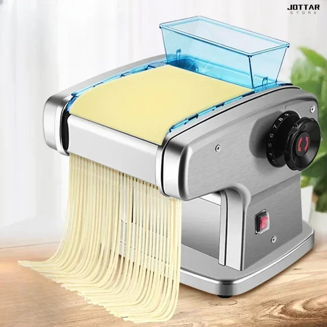 Home Pasta Machine - Electric Noodle Press, Multifunctional, Stainless Steel, Small Automatic, For Home & Commercial.