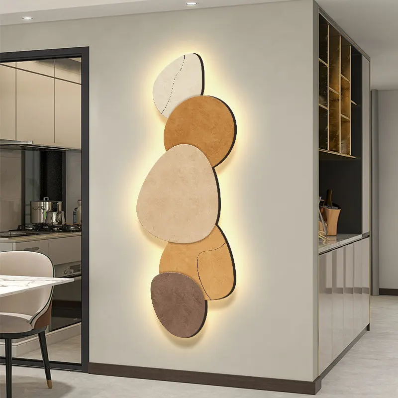 When Fortune Turns: Modern Minimalist Glow-in-the-Dark LED Wall Art for Entryway, Hallway, and Corridor Decor