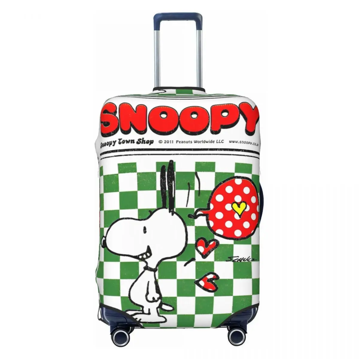 Snoopy Peanuts Suitcase Cover Fun Travel Protector Luggage Case Vacation