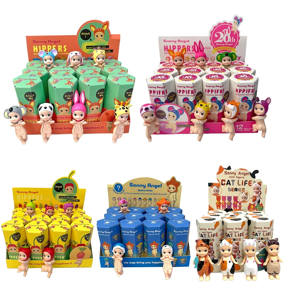 

New Angel Blind Box 20th Anniversary Harvest Series Fruit and Vegetable Anime Figures Ornaments Dolls Fans Children Gift