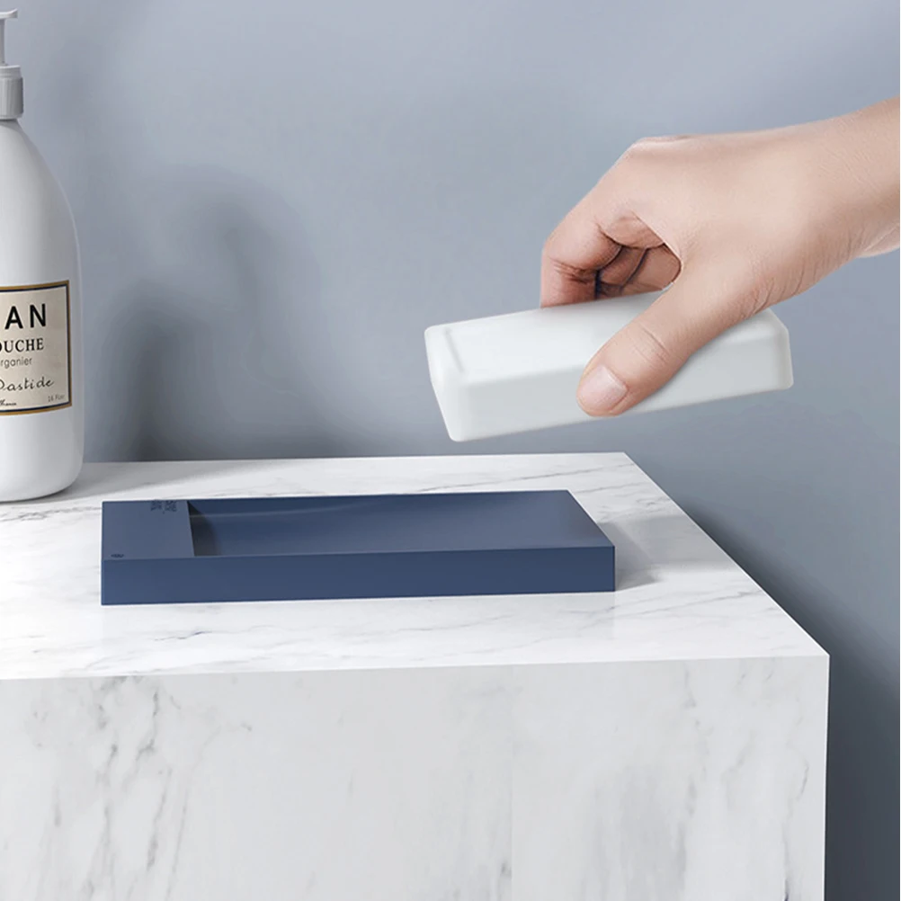 2 قطعة صندوق صابون صينية حامل حمام إبداعي خالي من الأظافر-السفر #3