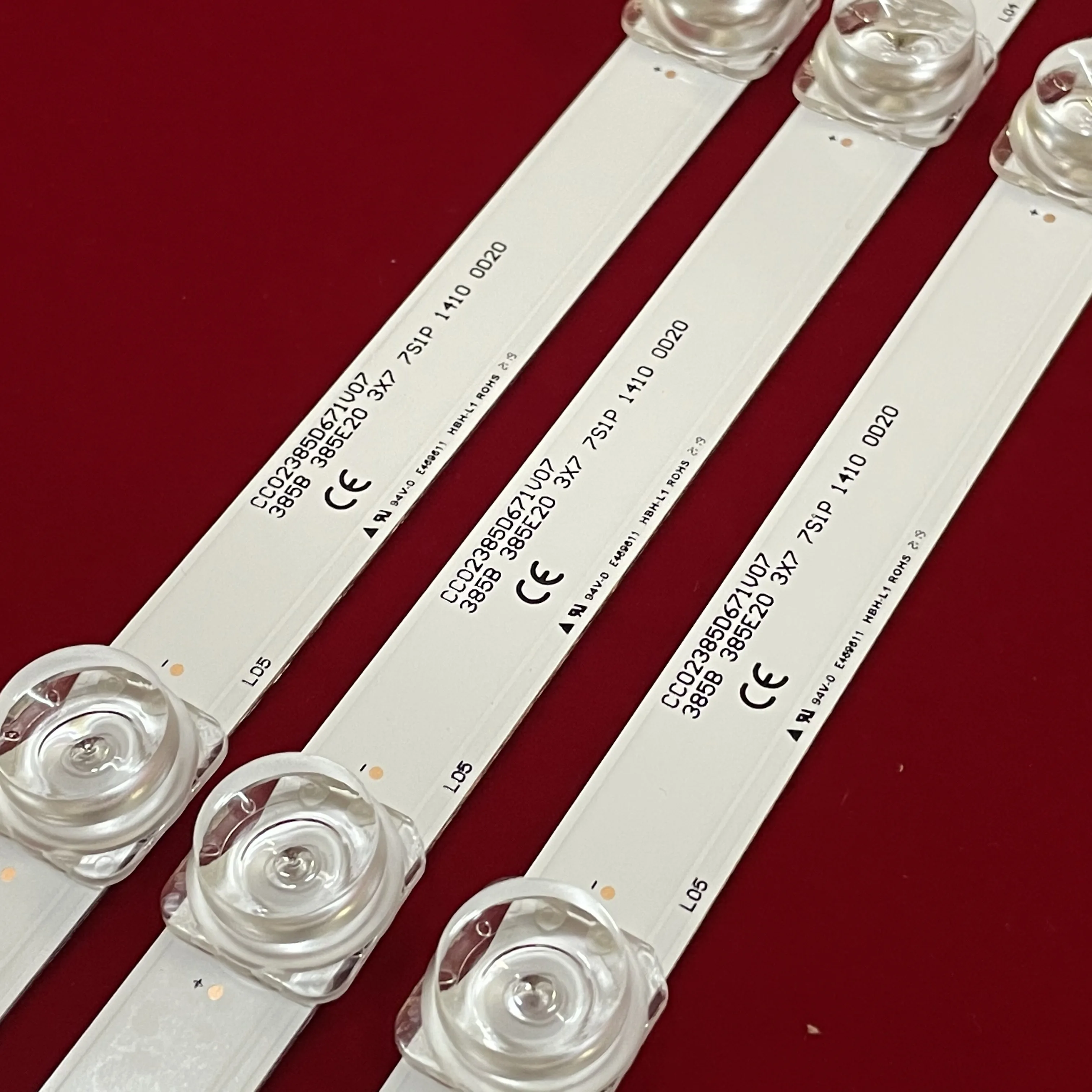 LED قطاع ل DM-LED39R201BT2 EX-39HT001B H39D8000Q M39D7000Q CC02385D671V07 CC02385D671V03 385B 385E20 3X7 7S1P