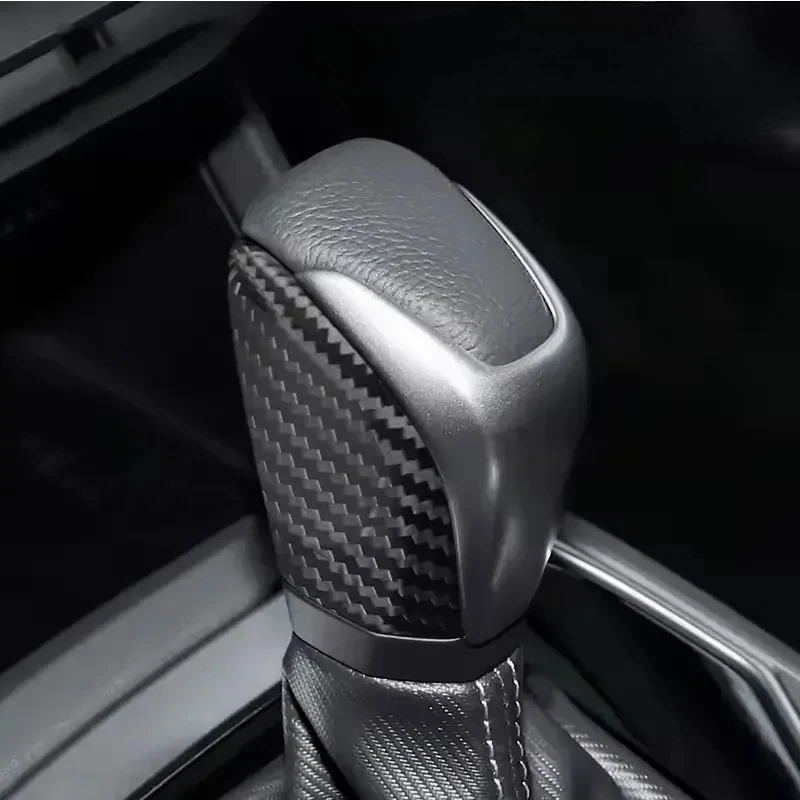 

Для Subaru Crosstrek Rael Жесткое сухое углеродное волокно Интерьерные аксессуары для двигателя Головка переключения передач Рамка 2023-2024 Модификация Стиль