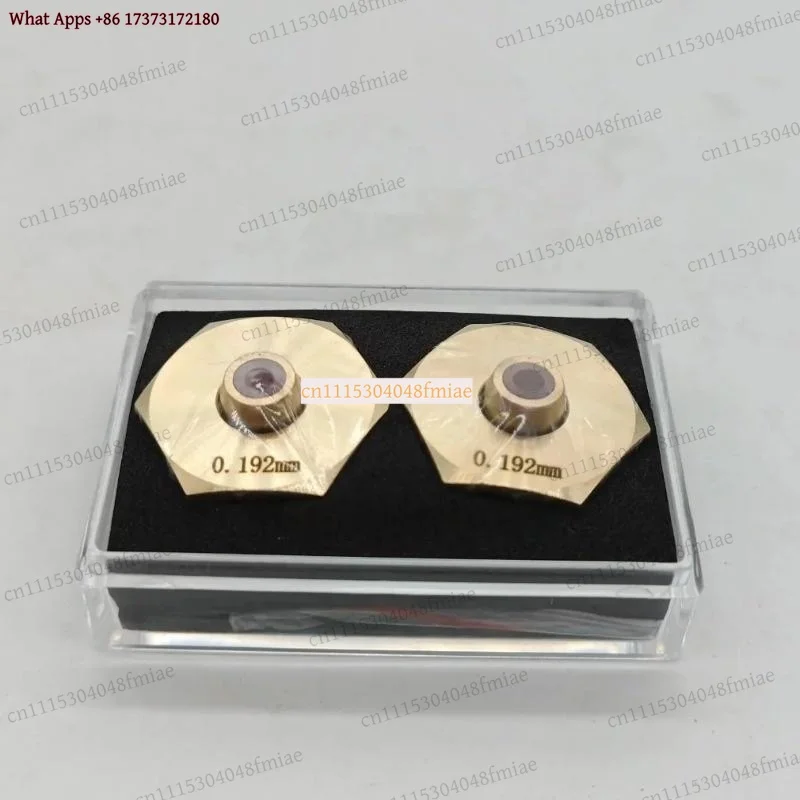 2PCS EDM Molybdenum Ruby Guide Ø0.192mm Ø0.195mm for Medium Speed Wire Cutting Machine Parts