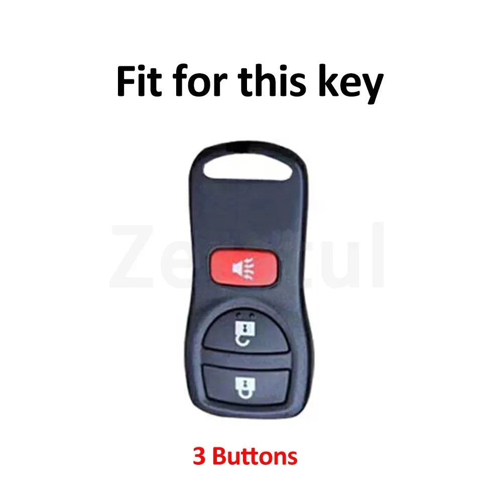 3 Buttons Car Key Cover Case for Nissan Tiida Sentra X-trail T30 Altima Frontier Armada Maxima for Infiniti QX56 JA60 FX35 FX 35