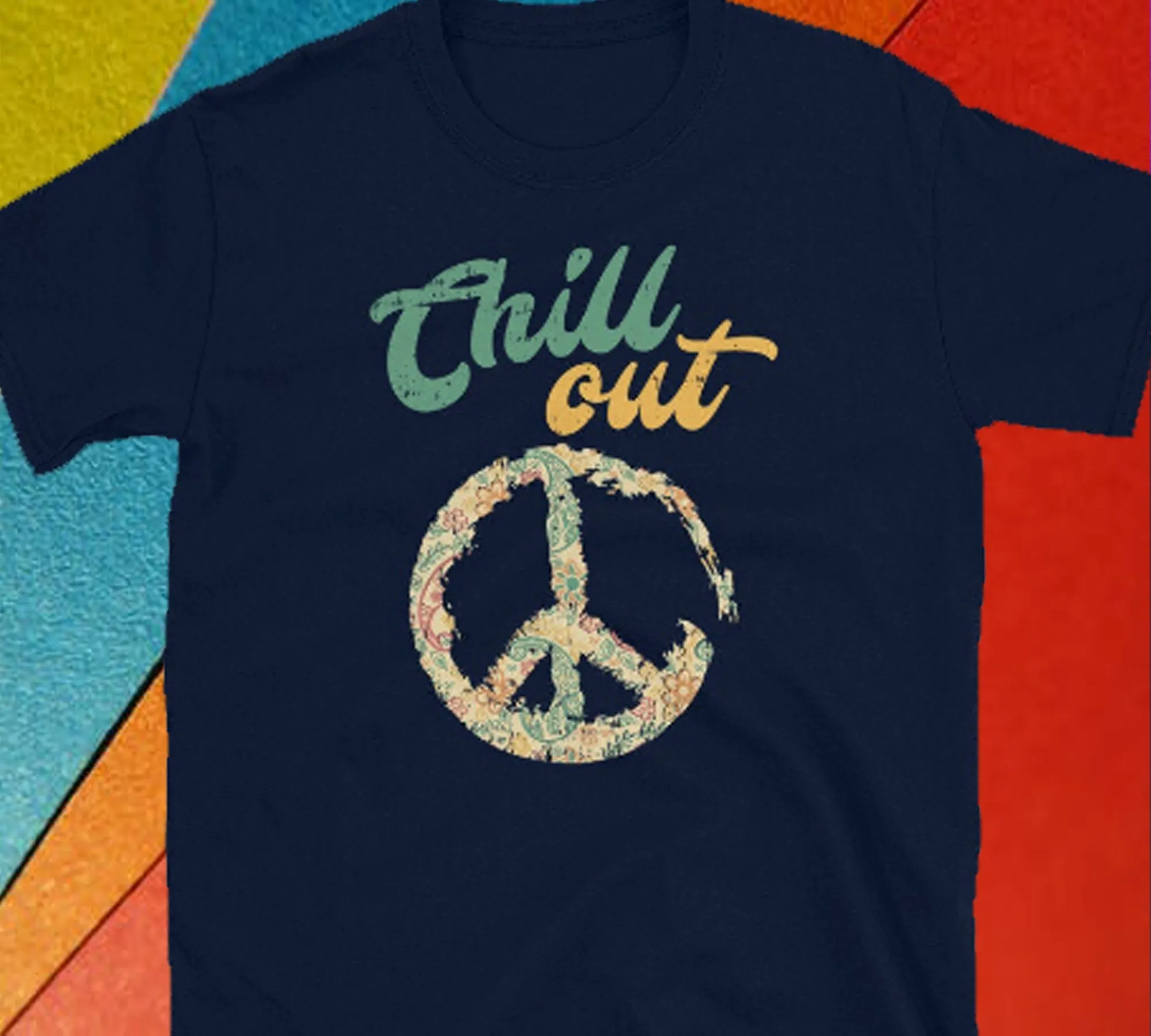 Retro Vintage Chill Out T Shirt