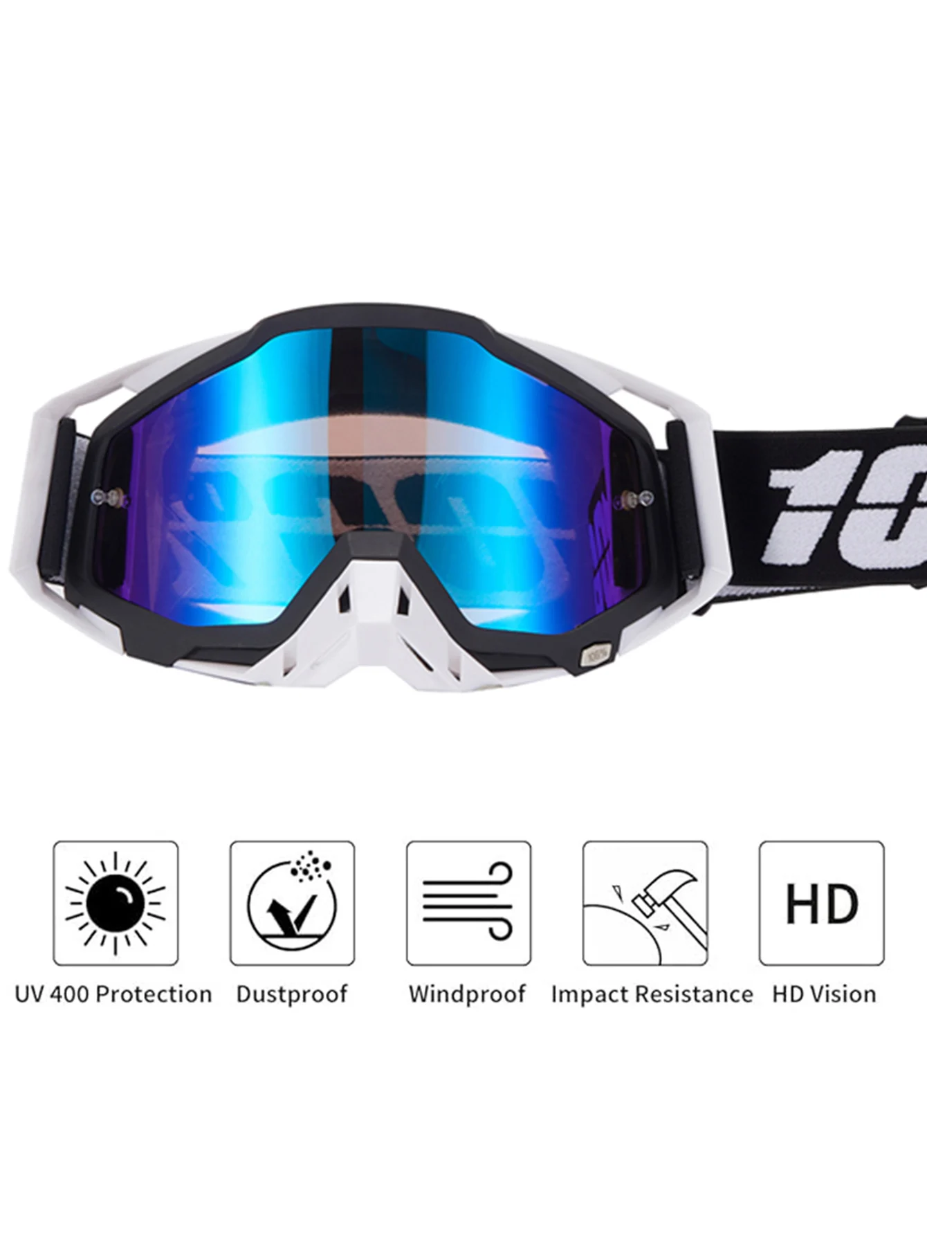 Hochleistungsfähiger Motorradhelm; Offroad-Motorrad-Sonnenbrille; Geländetaugliche Herren-Motorradbrille; ATV-winddicht; b
