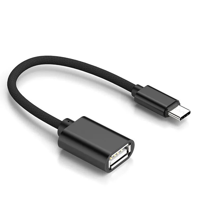 UCAOYI – câble adaptateur USB 2.0 Type C mâle vers USB 2.0 A femelle, cordon de données OTG pour Interface de Type universel, 16CM