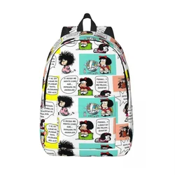 Mafie Mafalda Funny Backpack for Boy Girl Kids Student School Book Bags AOT Anime Daypack Kindergarten Primary Bag Sports