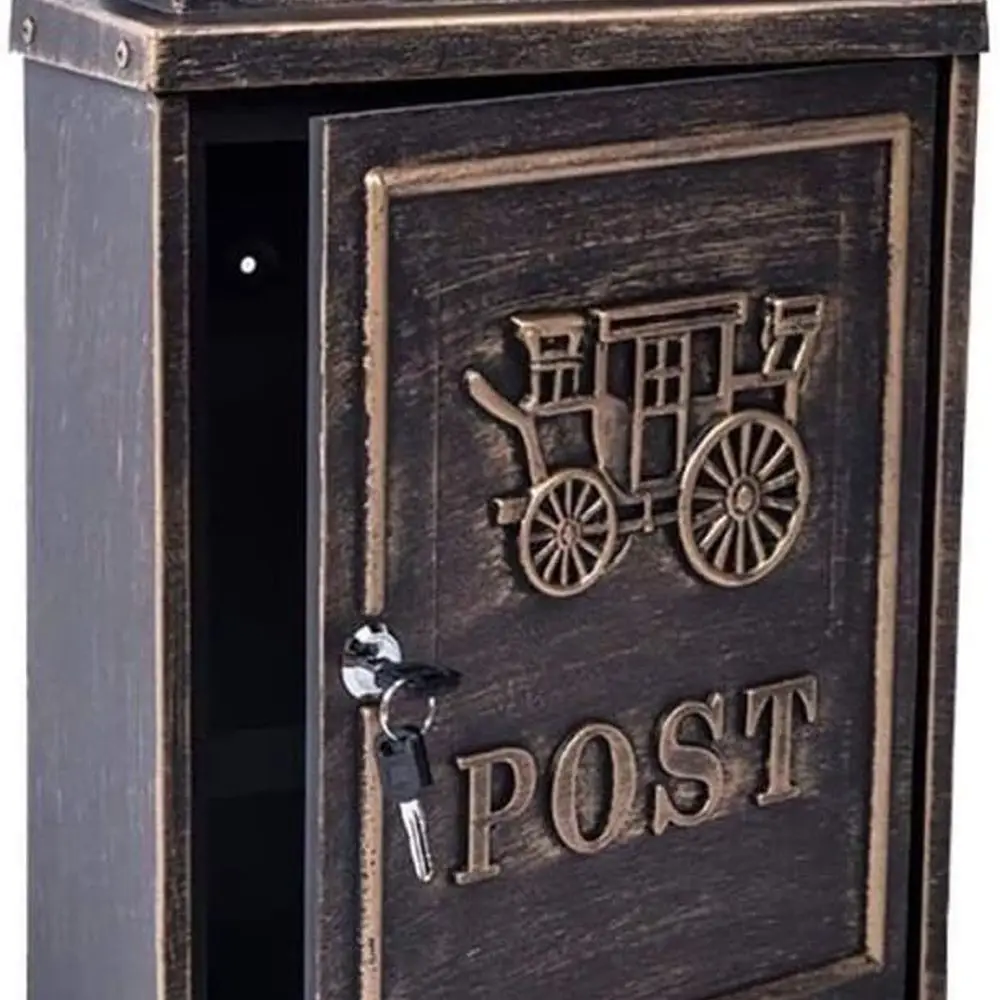 

Классический настенный безопасный почтовый ящик в европейском стиле с защищенным от атмосферных воздействий запираемым почтовым ящиком