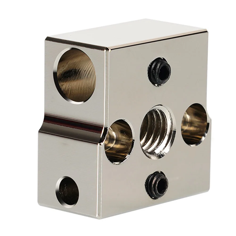 Nozzle Mount CR-6 SE Heater Block Aluminum-based Copper Plating Nickel-plated Copper Fast Even Heat Conduction As The Piture