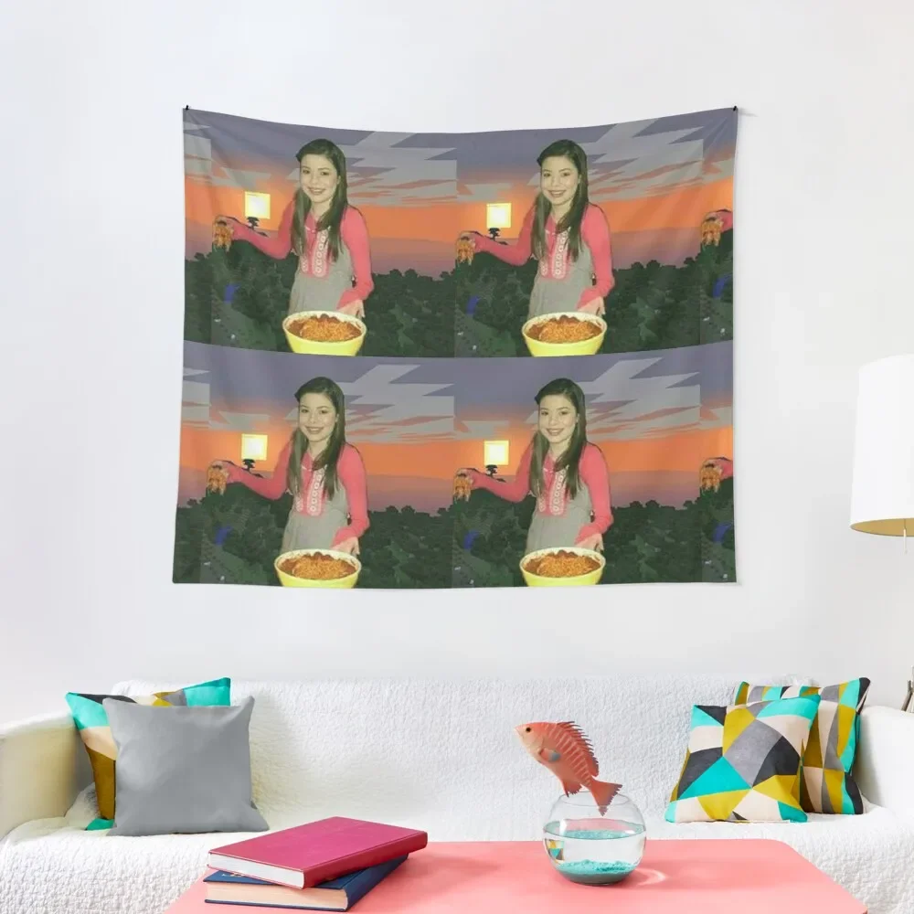 spaghetti taco meme Tapestry Bedroom Deco Decorative Paintings Home Decorations Aesthetic Room Design Tapestry