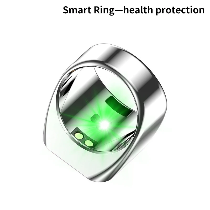 Anillo inteligente, gestión de la salud, monitoreo del ritmo cardíaco durante el sueño, reloj deportivo, portátil inteligente, ampliamente compatible, avanzado y simple