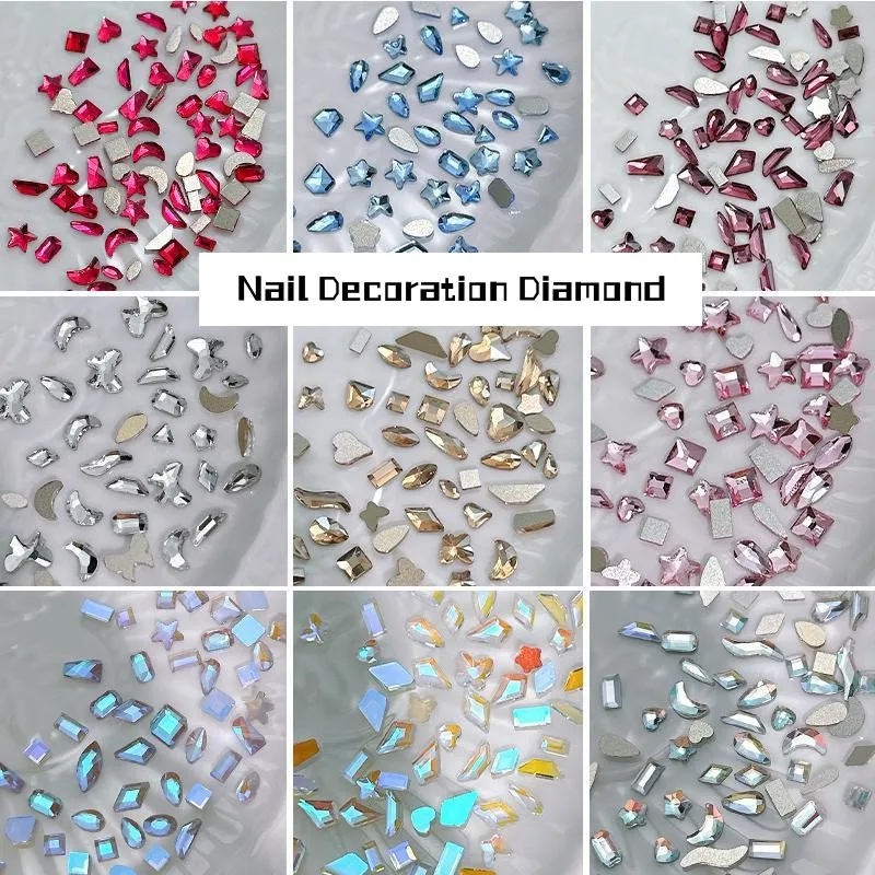 1~4SETS Crystal Nail Stickers Create Art Beautifully Versatile And Stylish Accessory Nail Stickers Fashion Accessories Must Have