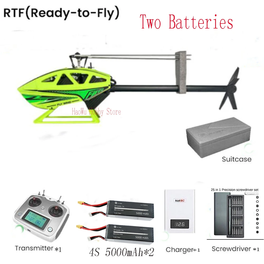 

Fly Wing FW450/FW450L V3 automatic stunt flight automatic inverted hover GPS wingless rotor RC helicopter FW450 V2