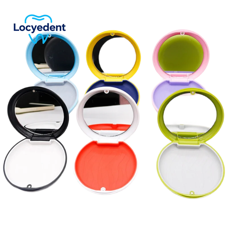 Dental Retainer Case Fake Teeth Box Orthodontic Denture Storage Box Mouth Guard Braces Aligner Case Oral Care Tool Organizer Hot