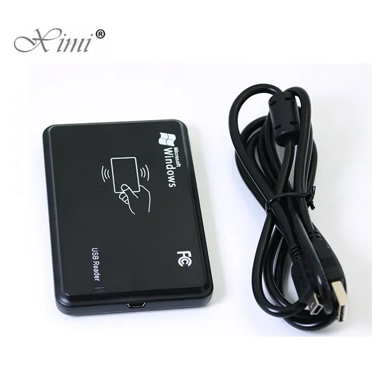 

USB 125Khz or 13.56Mhz MF RFID Contactless Proximity Smart USB Magnetic Card Reader for Access Control System