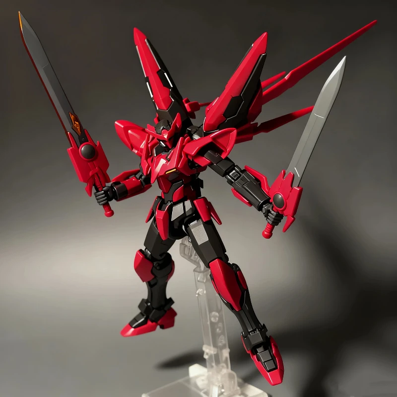 HG 1/144 Bf Exia Dark Matter Kit de figuras de acción modelo de ensamblaje muñeca juguete de Pvc Mecha estatuilla adorno coleccionable niño regalo sorpresa