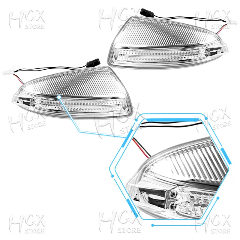 

A1649061300 A1649061400 Side Rearview Mirror Turn Signal Lights For Mercedes-Benz ML W164 2008-2010 GL X164 LCI 2009-2010