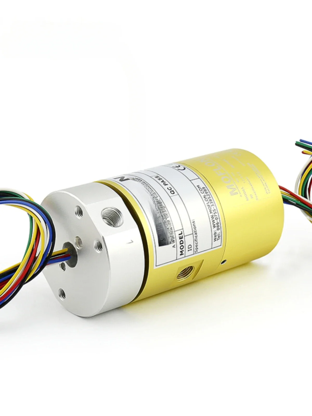 

Pneumatic Slip Ring 2 in 2 Out Pneumatic Rotary Joint Multi-channel Vacuum Integrated Conductive Ring