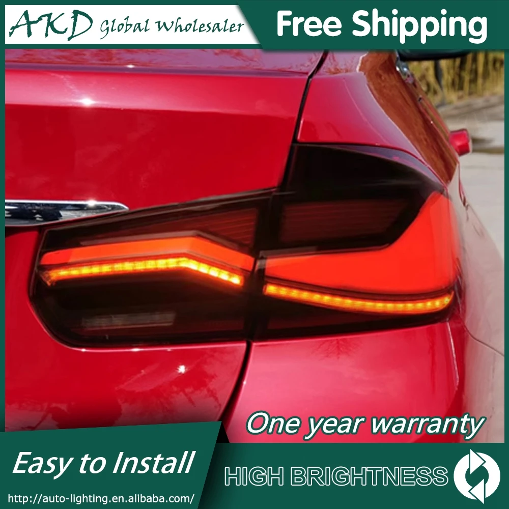 Real Lamp Car For BMW F30 2013-2018 12V LED Fog Lights DRL Hella Tuning Light Car Accessories Supplies F35 320i 325i Tail Lights