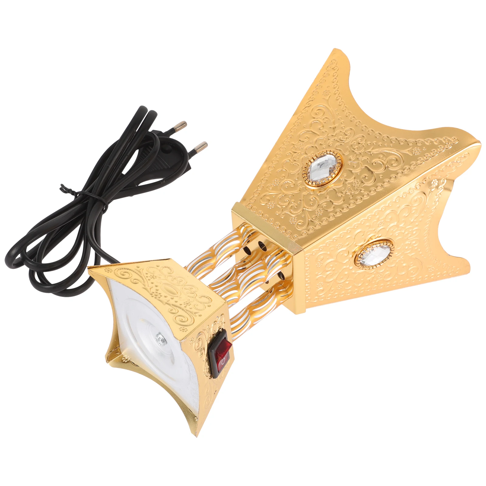 

Metal Incense Burner Plug in Censer Holder Aromatherapy Burner Decor for Home Office Eu Plug Incense Stove