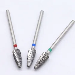 Hot Russia Burs Small Professional Nail Art Electric Drill Machine Manicure Pedicure Accessories Carbide Nail Drill Bit