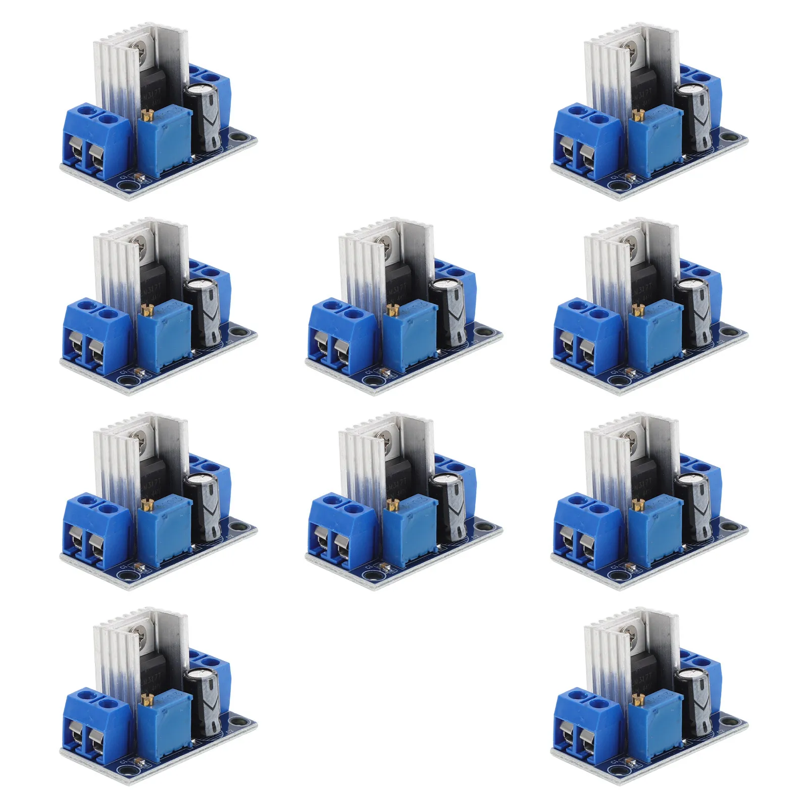10Pcs Voltage Regulator Modules Adjustable Stable Dc-Dc Buck Converter Board for Lab DIY Electronic Projects Power Supply