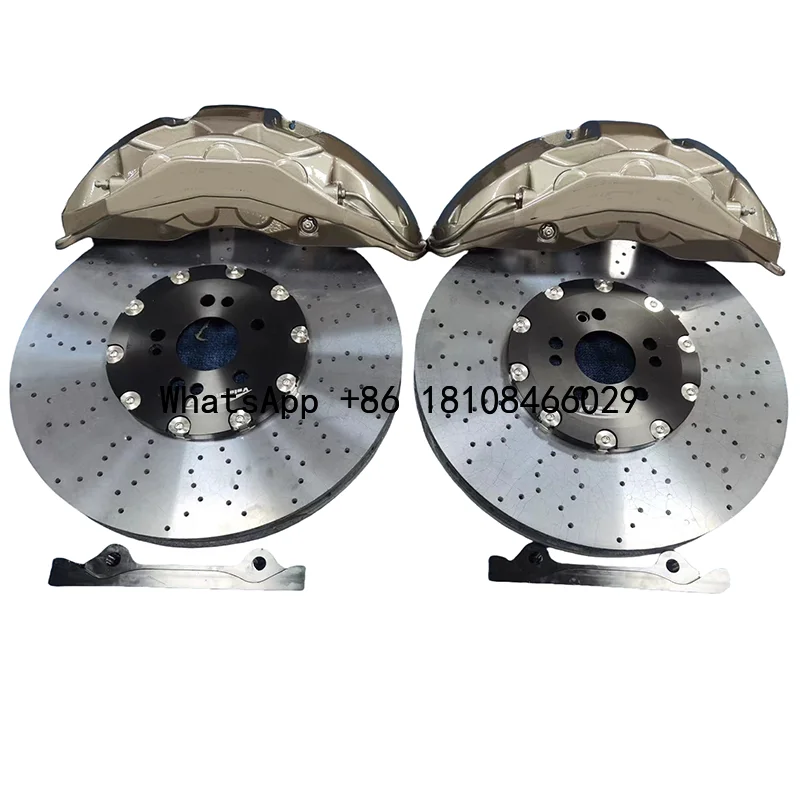 Audi Q7 S7 Rs5 Rs7 R8 Rear Wheel Brake Caliper Kit with 10n Front Big Piston and Carbon Ceramic Discs Good Price