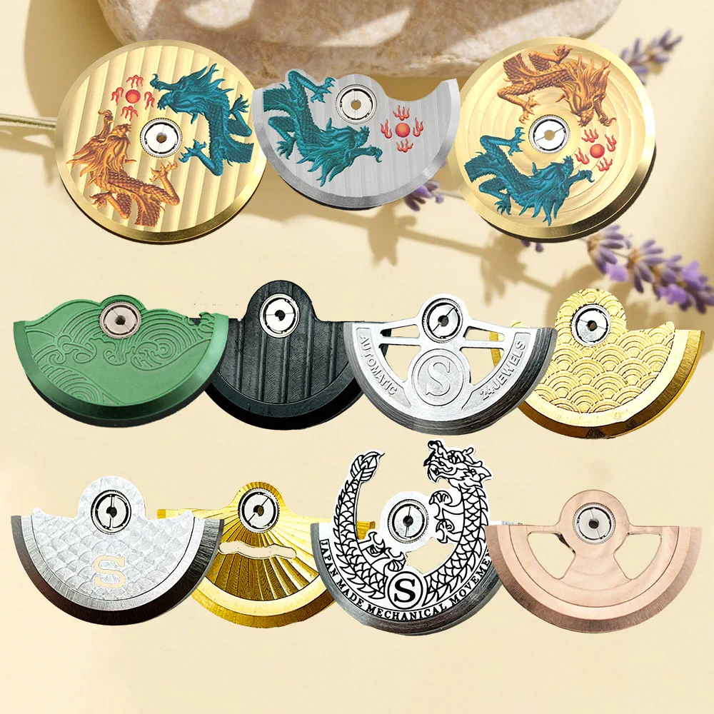 

Mod NH35 Movement Rotor Wacth Pendulum Fit for NH38 NH39 4R35 7S26 NH35 Movement Pendulum Oscillating Weight Hammer Parts